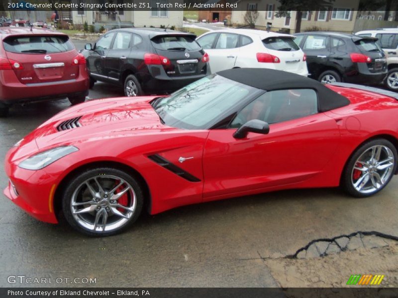 Torch Red / Adrenaline Red 2014 Chevrolet Corvette Stingray Convertible Z51