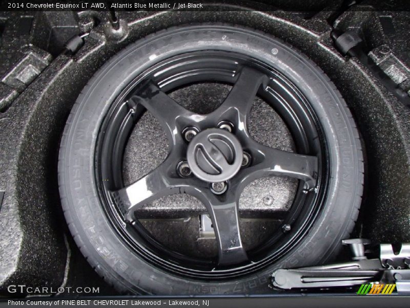 Atlantis Blue Metallic / Jet Black 2014 Chevrolet Equinox LT AWD