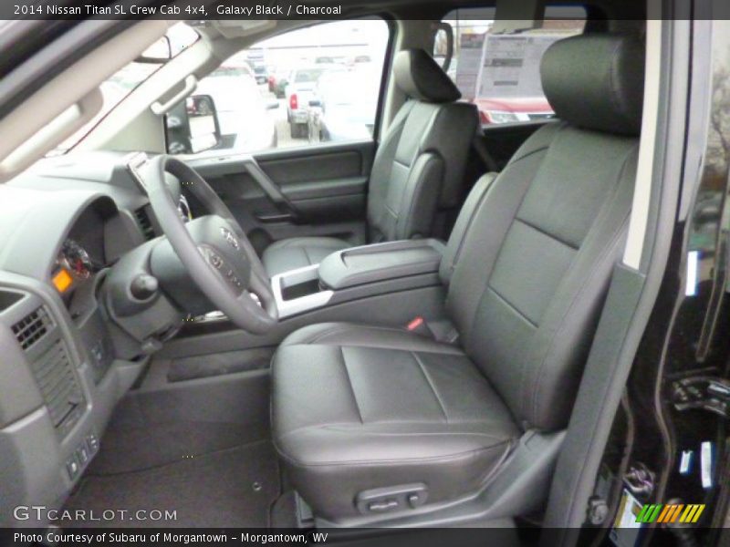 Galaxy Black / Charcoal 2014 Nissan Titan SL Crew Cab 4x4