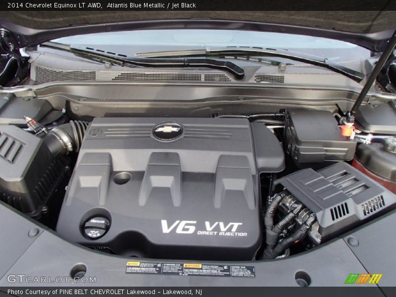 Atlantis Blue Metallic / Jet Black 2014 Chevrolet Equinox LT AWD