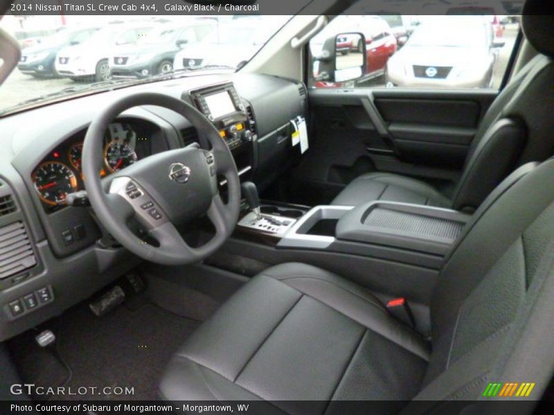 Galaxy Black / Charcoal 2014 Nissan Titan SL Crew Cab 4x4