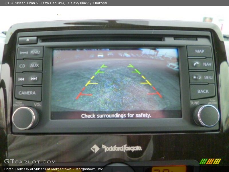 Galaxy Black / Charcoal 2014 Nissan Titan SL Crew Cab 4x4