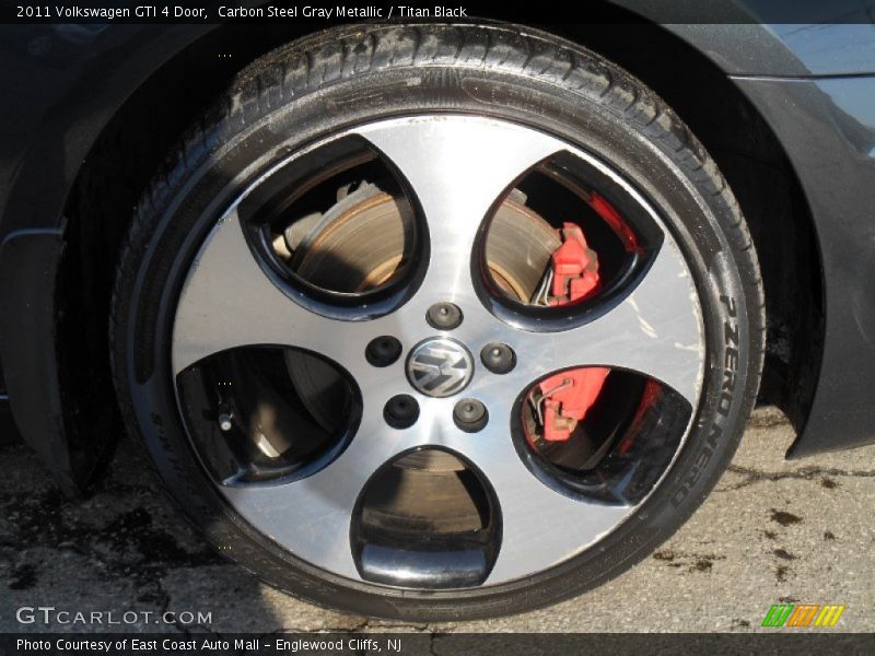 Carbon Steel Gray Metallic / Titan Black 2011 Volkswagen GTI 4 Door