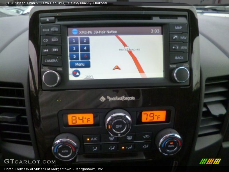 Galaxy Black / Charcoal 2014 Nissan Titan SL Crew Cab 4x4