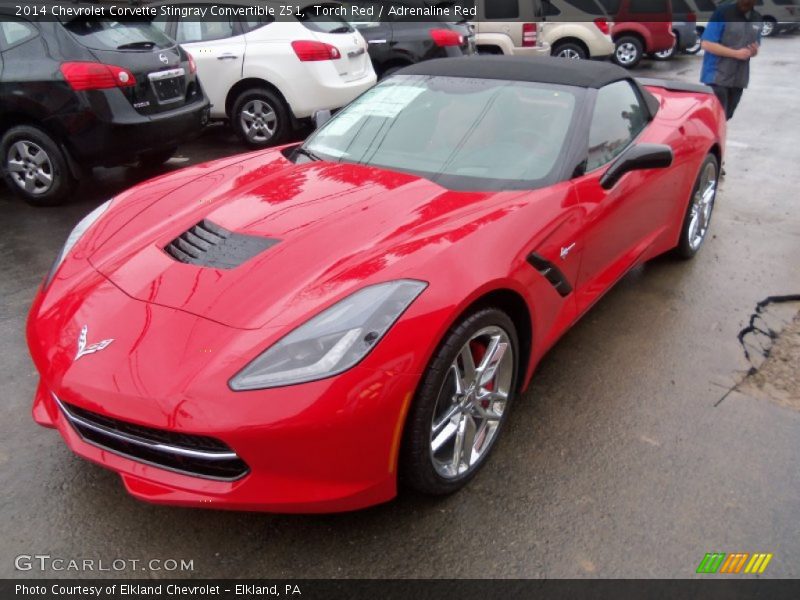 Torch Red / Adrenaline Red 2014 Chevrolet Corvette Stingray Convertible Z51