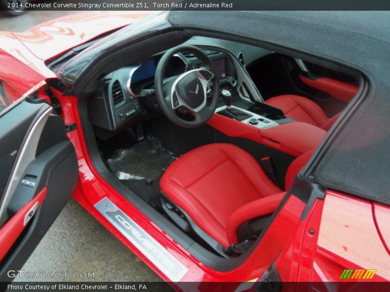 Torch Red / Adrenaline Red 2014 Chevrolet Corvette Stingray Convertible Z51