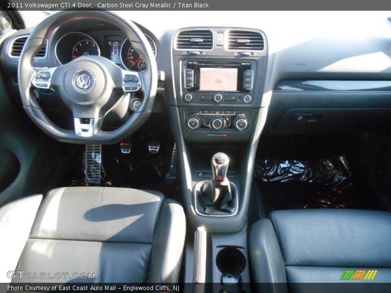 Carbon Steel Gray Metallic / Titan Black 2011 Volkswagen GTI 4 Door