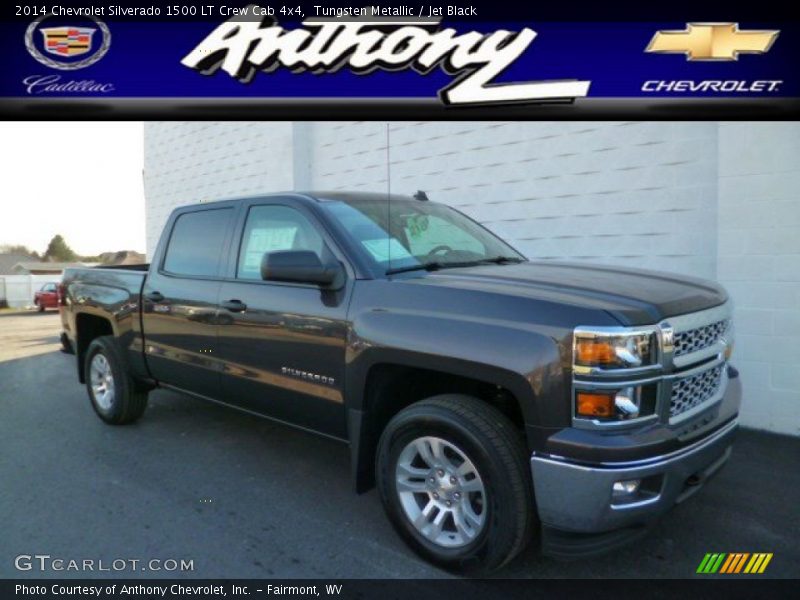 Tungsten Metallic / Jet Black 2014 Chevrolet Silverado 1500 LT Crew Cab 4x4