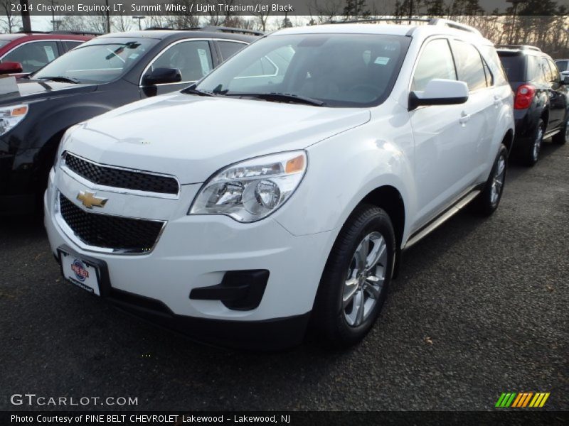 Summit White / Light Titanium/Jet Black 2014 Chevrolet Equinox LT