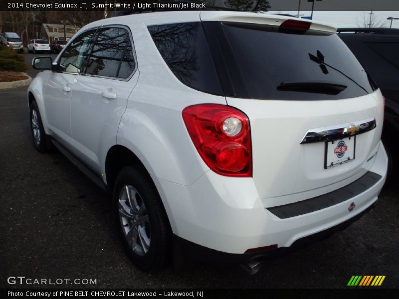 Summit White / Light Titanium/Jet Black 2014 Chevrolet Equinox LT