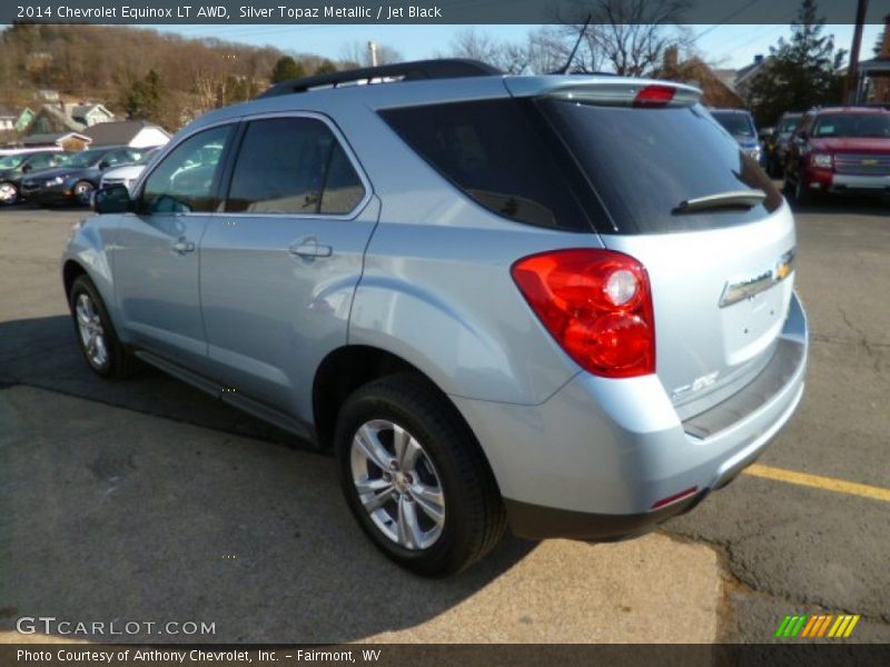 Silver Topaz Metallic / Jet Black 2014 Chevrolet Equinox LT AWD