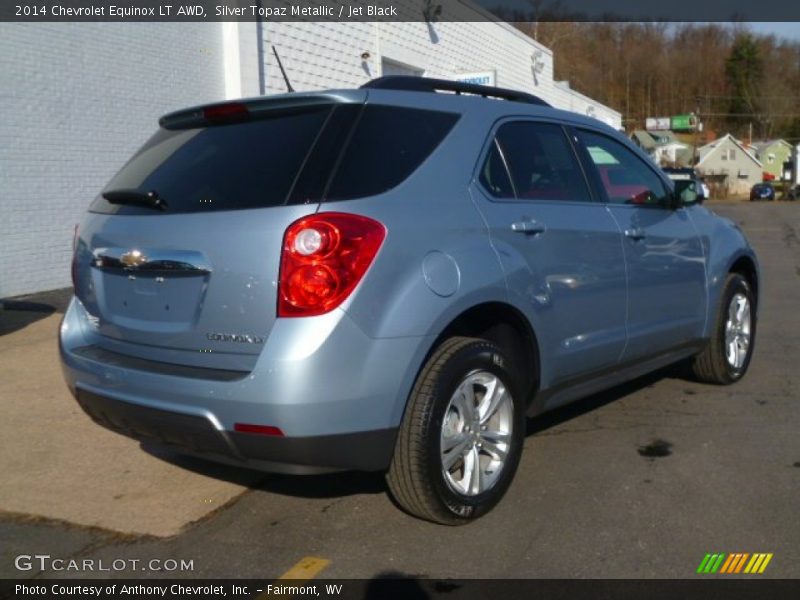 Silver Topaz Metallic / Jet Black 2014 Chevrolet Equinox LT AWD