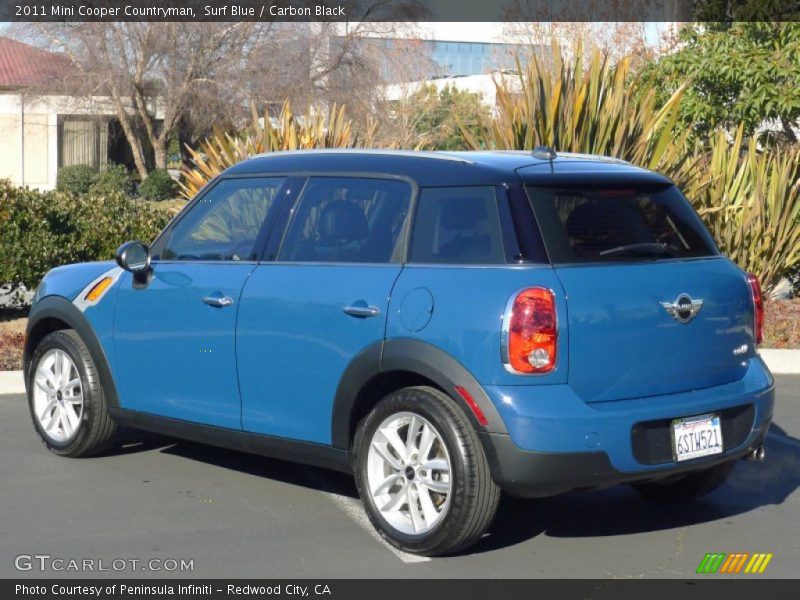 Surf Blue / Carbon Black 2011 Mini Cooper Countryman