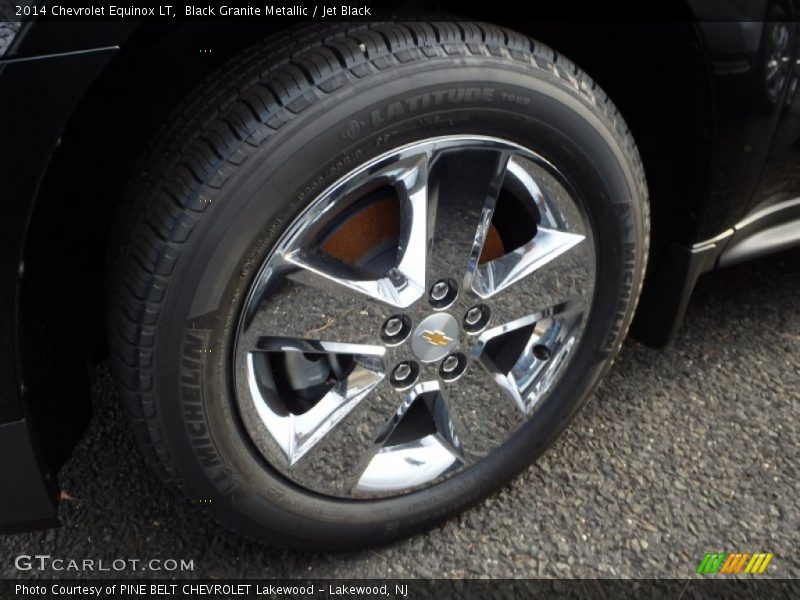 Black Granite Metallic / Jet Black 2014 Chevrolet Equinox LT
