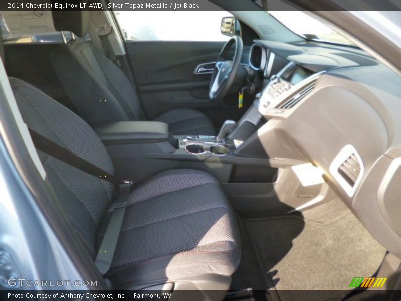 Silver Topaz Metallic / Jet Black 2014 Chevrolet Equinox LT AWD