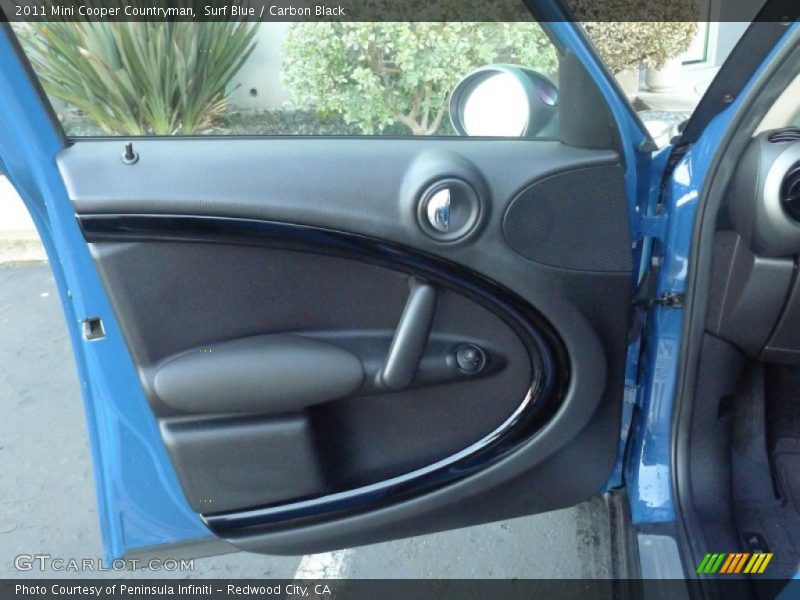 Surf Blue / Carbon Black 2011 Mini Cooper Countryman