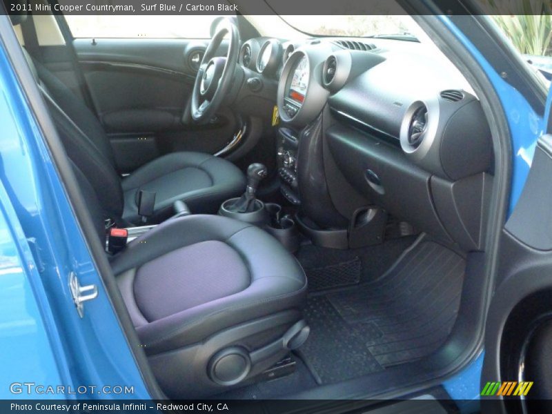 Surf Blue / Carbon Black 2011 Mini Cooper Countryman