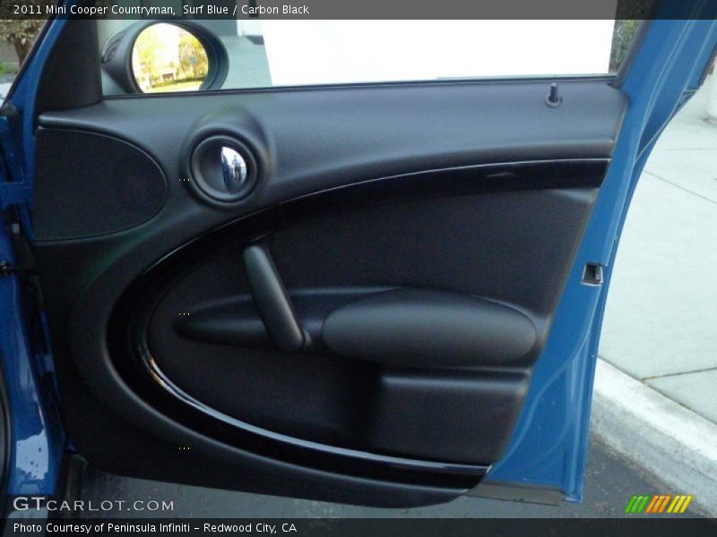 Surf Blue / Carbon Black 2011 Mini Cooper Countryman