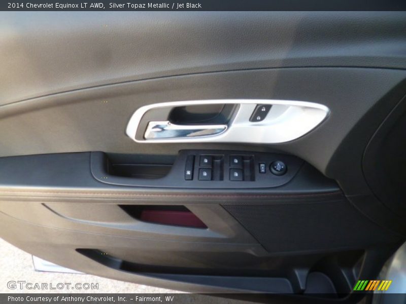 Silver Topaz Metallic / Jet Black 2014 Chevrolet Equinox LT AWD