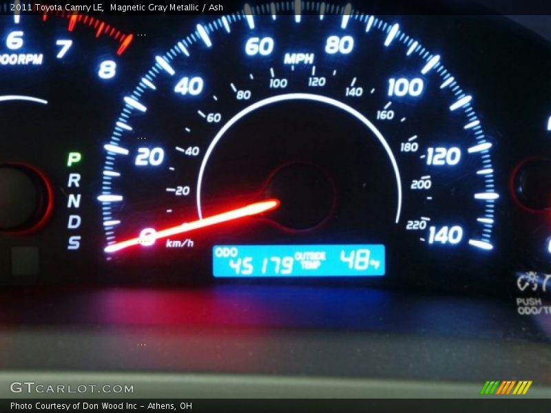 Magnetic Gray Metallic / Ash 2011 Toyota Camry LE