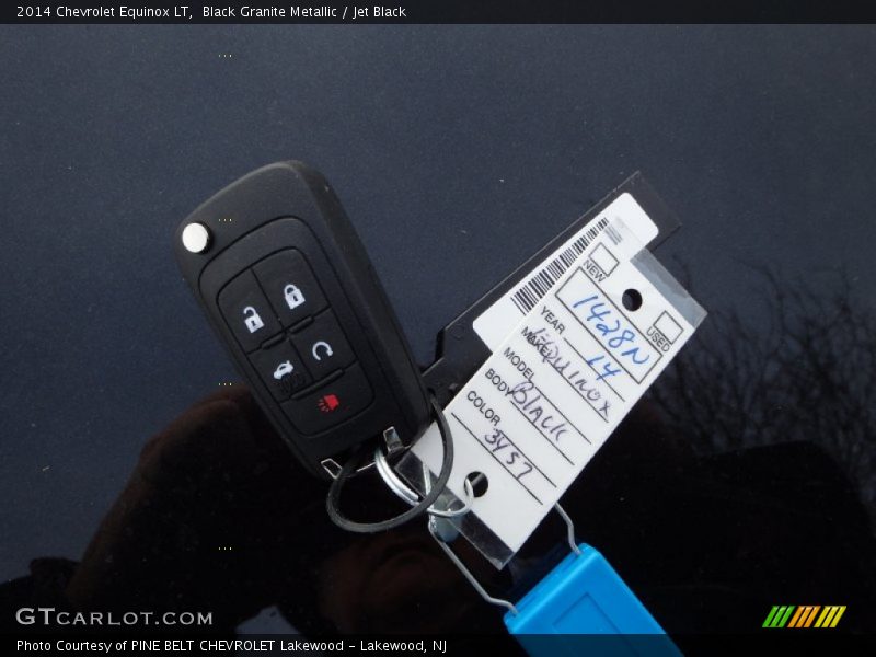Black Granite Metallic / Jet Black 2014 Chevrolet Equinox LT