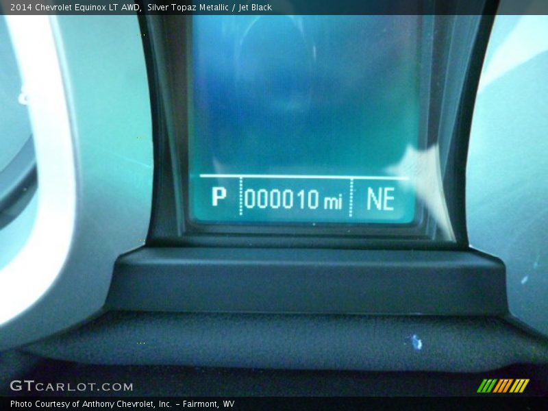 Silver Topaz Metallic / Jet Black 2014 Chevrolet Equinox LT AWD