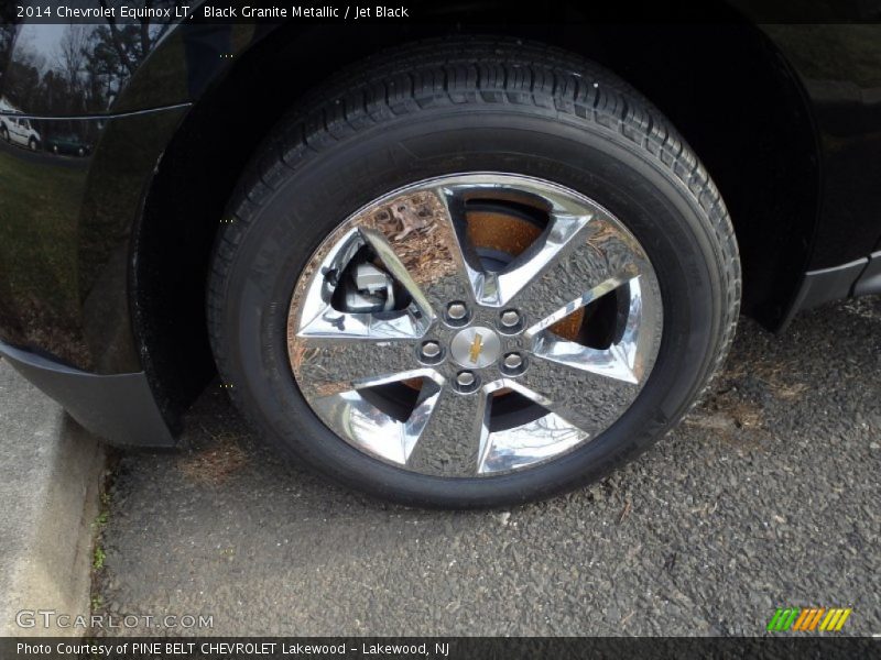 Black Granite Metallic / Jet Black 2014 Chevrolet Equinox LT