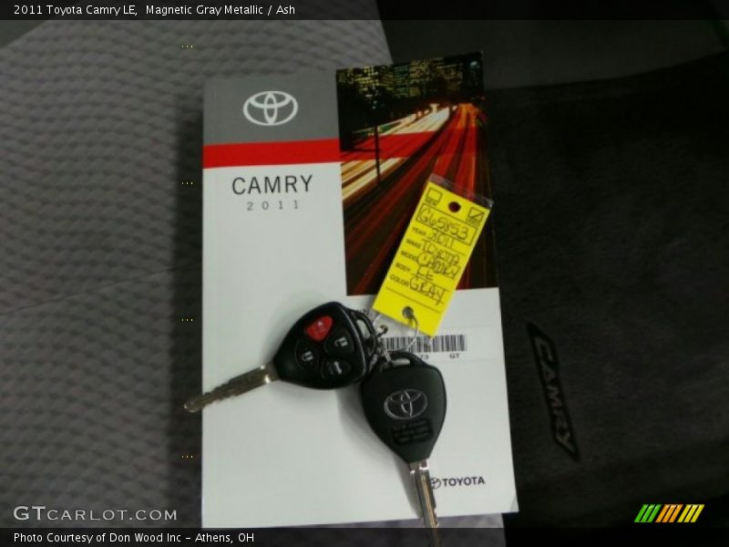 Magnetic Gray Metallic / Ash 2011 Toyota Camry LE