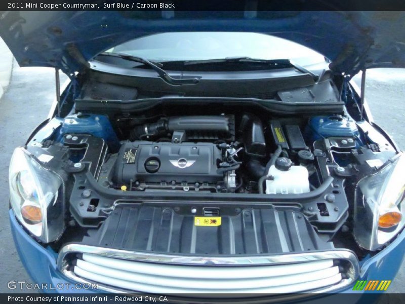 Surf Blue / Carbon Black 2011 Mini Cooper Countryman