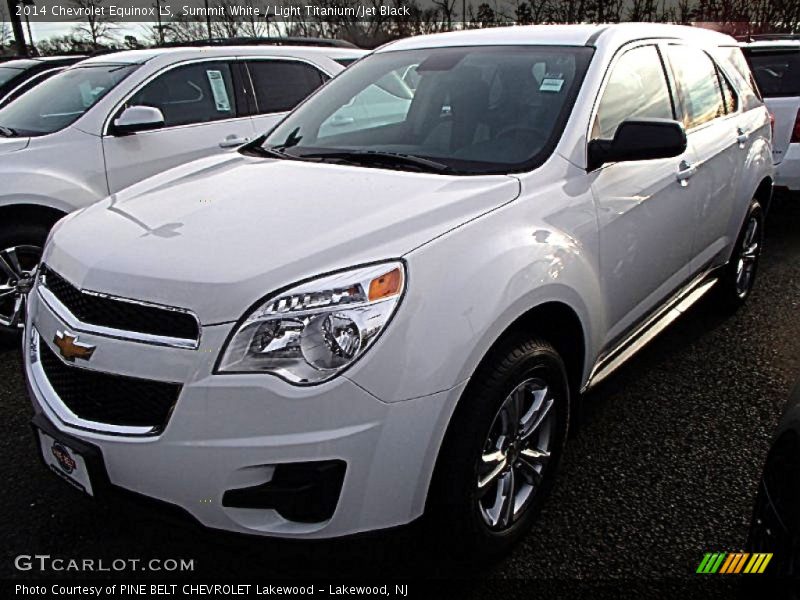 Summit White / Light Titanium/Jet Black 2014 Chevrolet Equinox LS