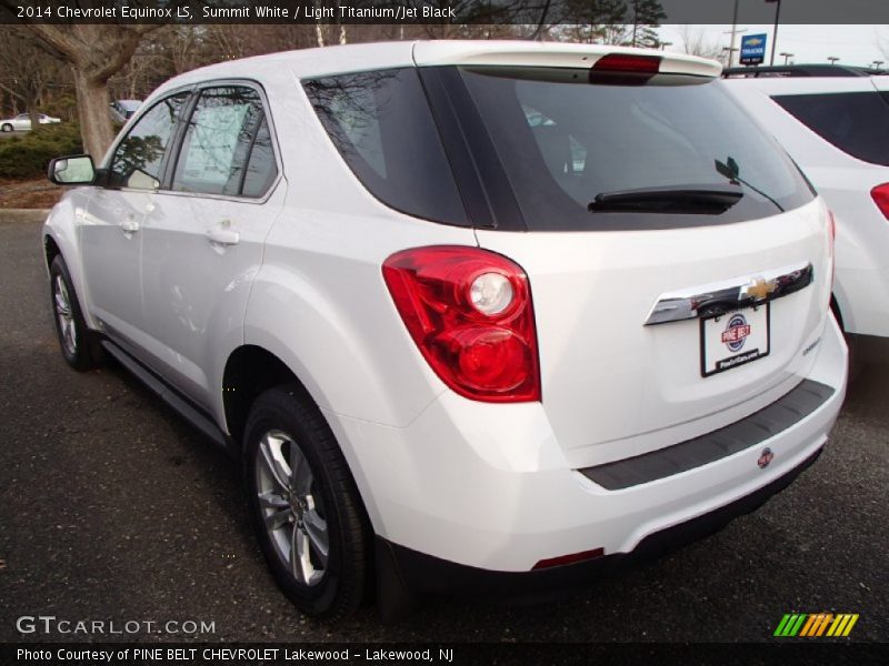 Summit White / Light Titanium/Jet Black 2014 Chevrolet Equinox LS