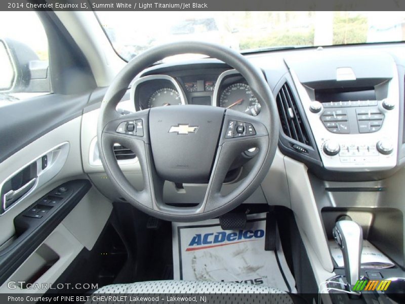 Summit White / Light Titanium/Jet Black 2014 Chevrolet Equinox LS