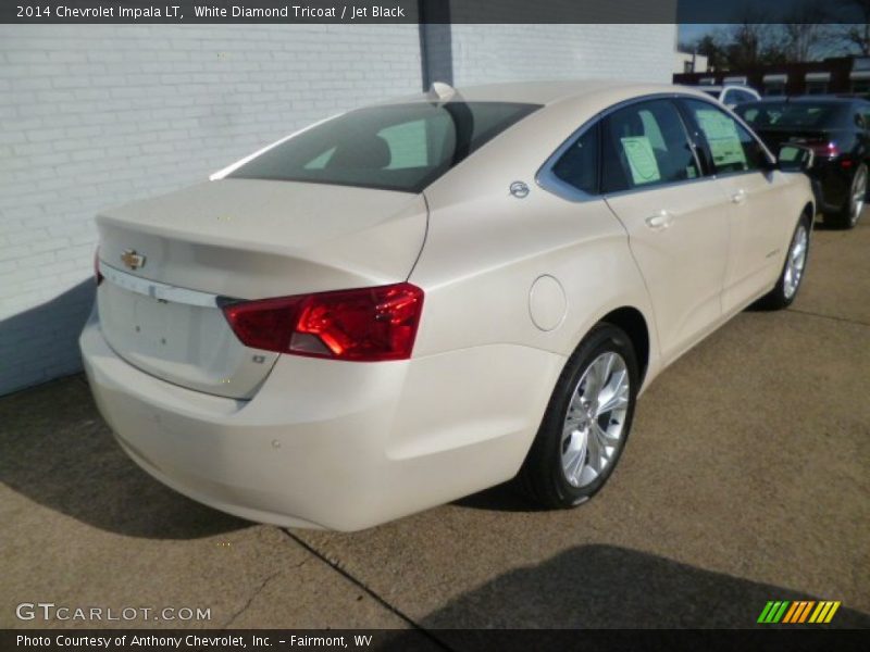 White Diamond Tricoat / Jet Black 2014 Chevrolet Impala LT