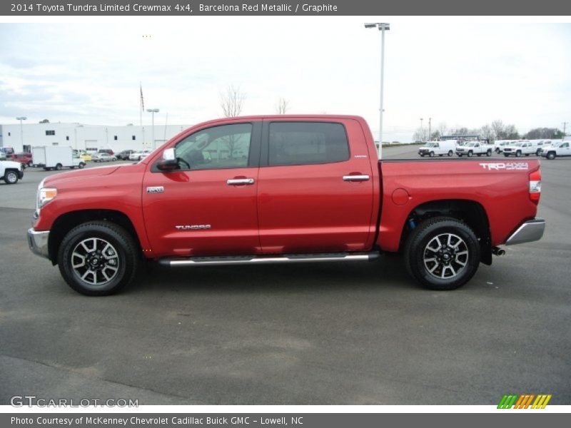 Barcelona Red Metallic / Graphite 2014 Toyota Tundra Limited Crewmax 4x4