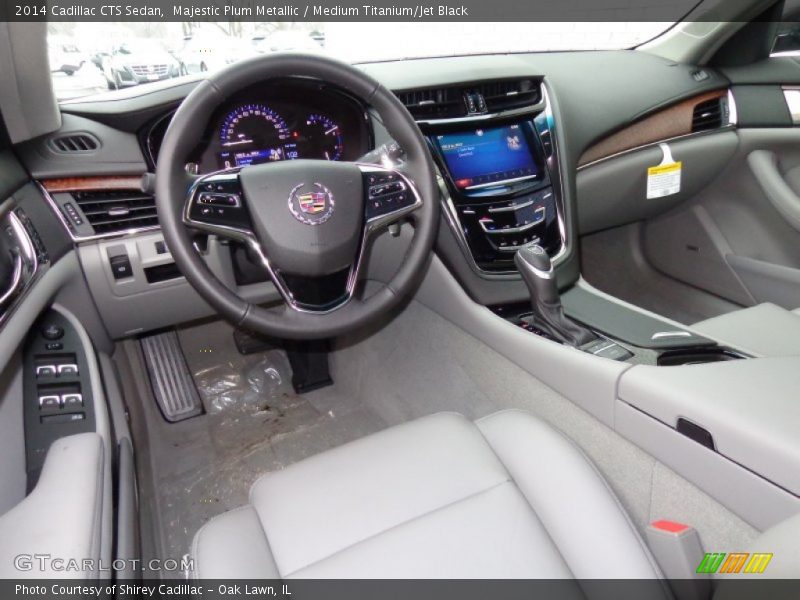  2014 CTS Sedan Medium Titanium/Jet Black Interior