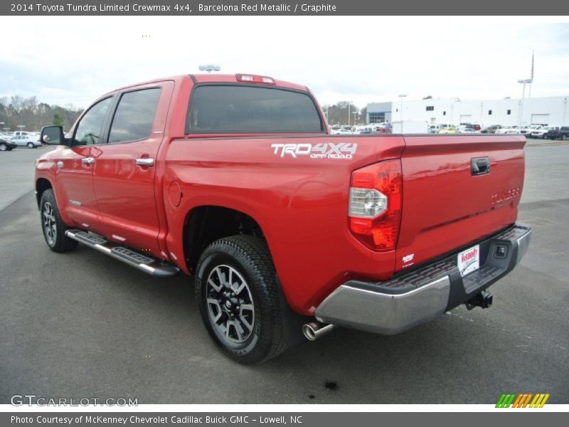 Barcelona Red Metallic / Graphite 2014 Toyota Tundra Limited Crewmax 4x4