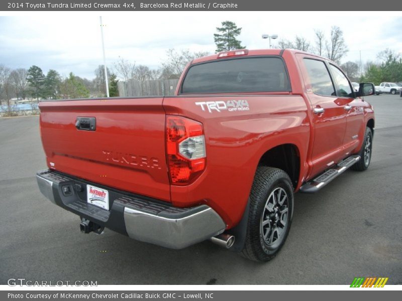 Barcelona Red Metallic / Graphite 2014 Toyota Tundra Limited Crewmax 4x4