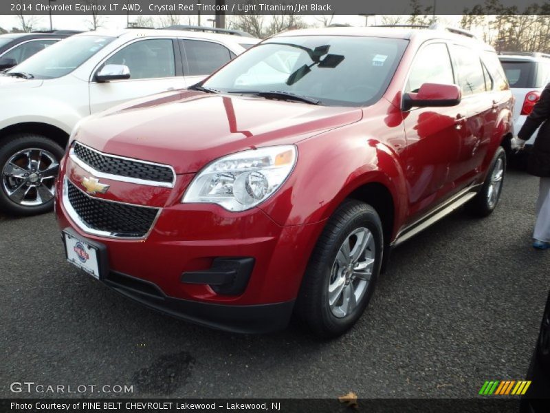 Crystal Red Tintcoat / Light Titanium/Jet Black 2014 Chevrolet Equinox LT AWD