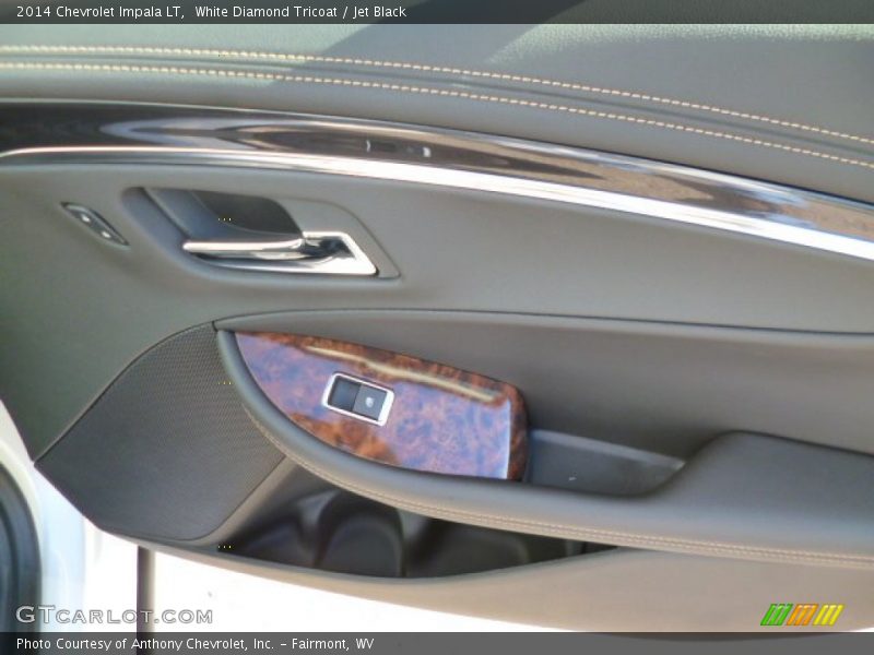 White Diamond Tricoat / Jet Black 2014 Chevrolet Impala LT