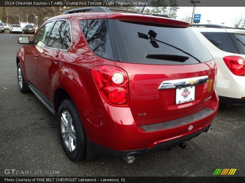 Crystal Red Tintcoat / Light Titanium/Jet Black 2014 Chevrolet Equinox LT AWD