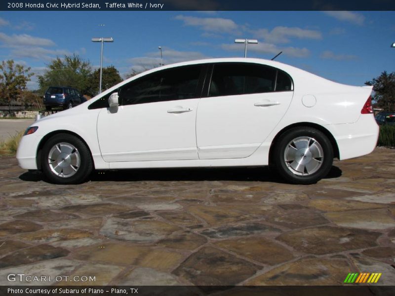 Taffeta White / Ivory 2008 Honda Civic Hybrid Sedan