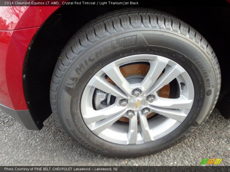 Crystal Red Tintcoat / Light Titanium/Jet Black 2014 Chevrolet Equinox LT AWD