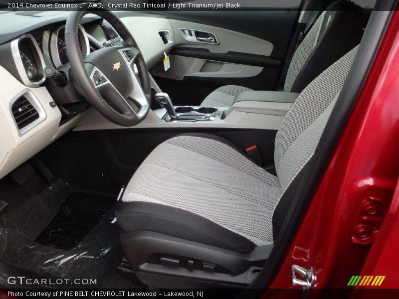 Front Seat of 2014 Equinox LT AWD