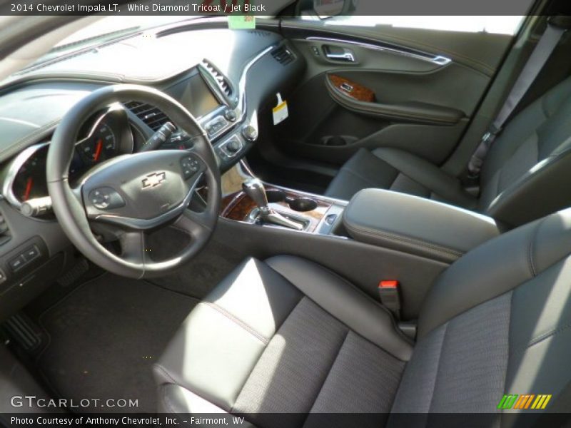 White Diamond Tricoat / Jet Black 2014 Chevrolet Impala LT