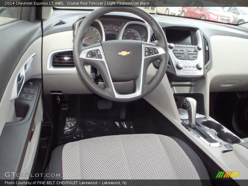Crystal Red Tintcoat / Light Titanium/Jet Black 2014 Chevrolet Equinox LT AWD