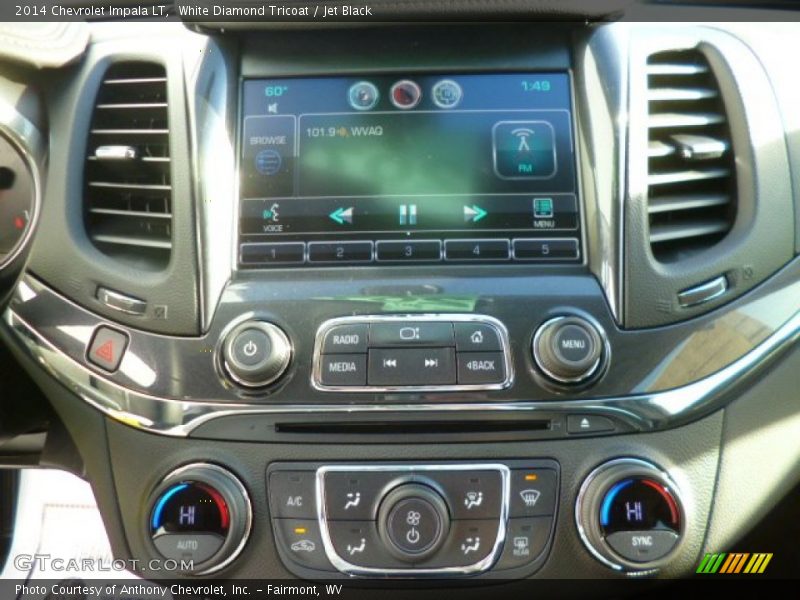 White Diamond Tricoat / Jet Black 2014 Chevrolet Impala LT