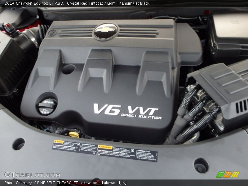 Crystal Red Tintcoat / Light Titanium/Jet Black 2014 Chevrolet Equinox LT AWD