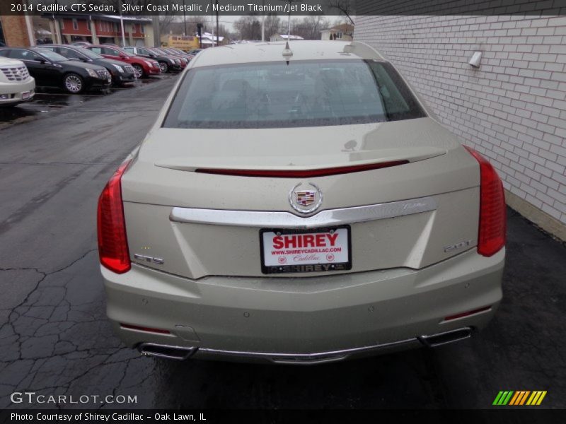 Silver Coast Metallic / Medium Titanium/Jet Black 2014 Cadillac CTS Sedan