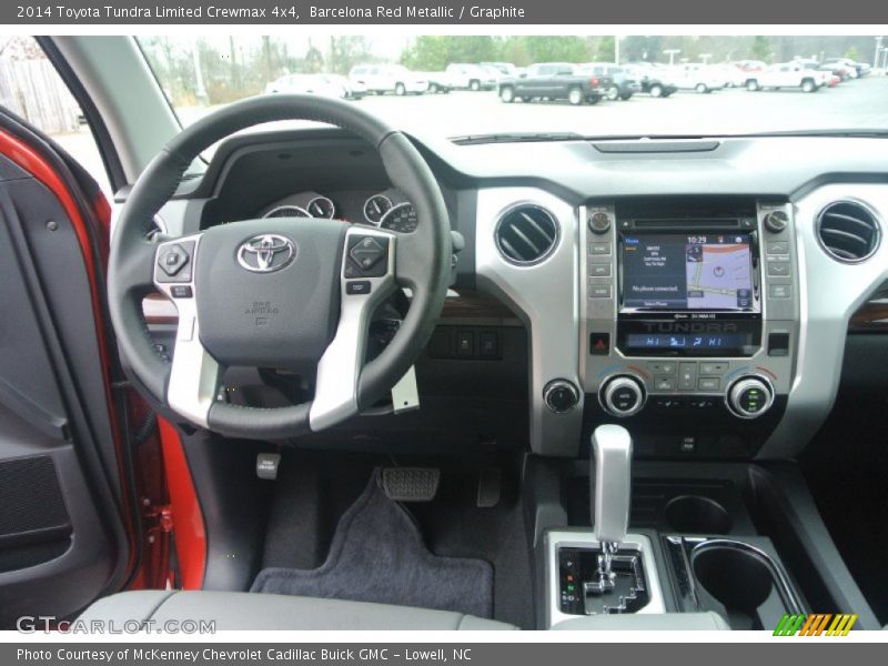 Barcelona Red Metallic / Graphite 2014 Toyota Tundra Limited Crewmax 4x4