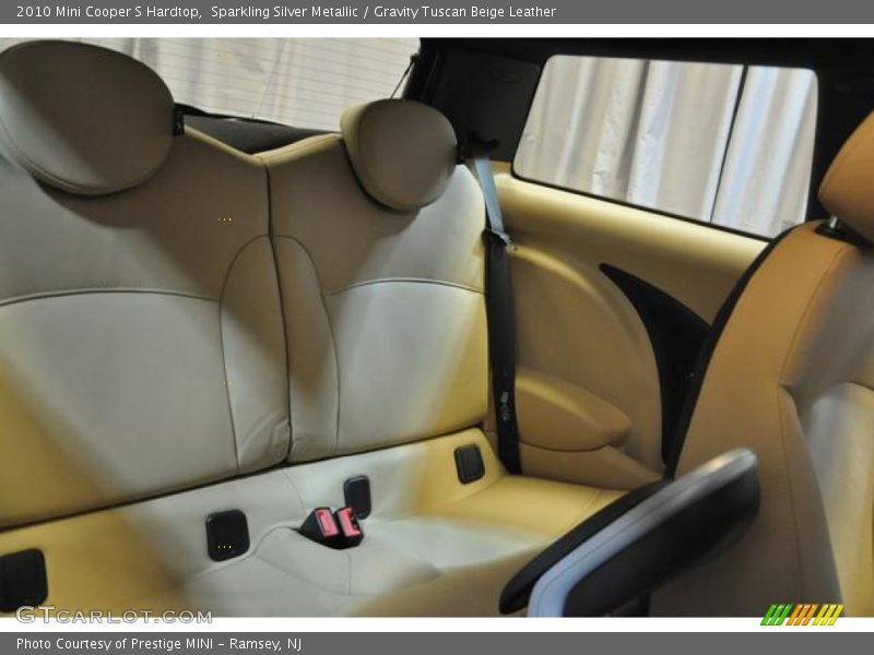 Sparkling Silver Metallic / Gravity Tuscan Beige Leather 2010 Mini Cooper S Hardtop